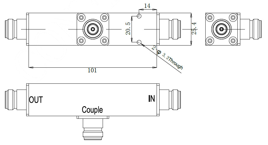 Dimensions in mm
